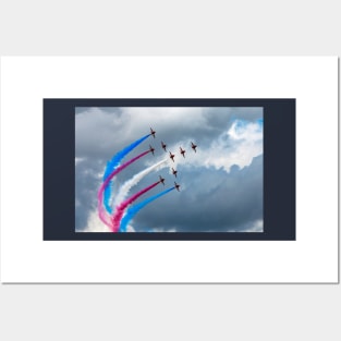 The Red Arrows In Formation Posters and Art